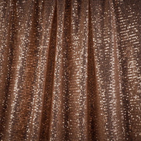 Tejido de Lentejuelas Fiesta – Oro Rosado