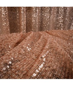 Tejido de Lentejuelas Fiesta – Oro Rosado / Champagne Rosé