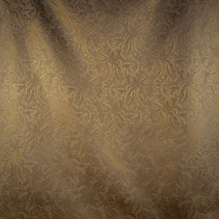 Jacquard de Fiesta Blanco Crema con Lurex Dorado