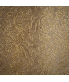 Jacquard de Fiesta Blanco Crema con Lurex Dorado – Elegancia Brillante