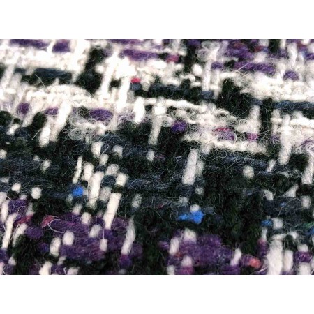 Chanel violeta,negro y blanco