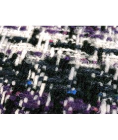 Chanel violeta,negro y blanco