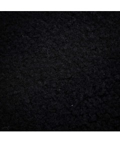 Paño de Punto Afelpado Negro – Extra Suave & Cálido