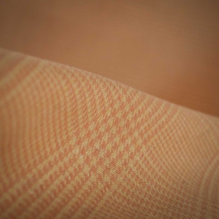 Príncipe de Gales Rosa y Blanco Crema