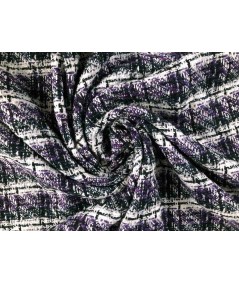 Chanel violeta,negro y blanco