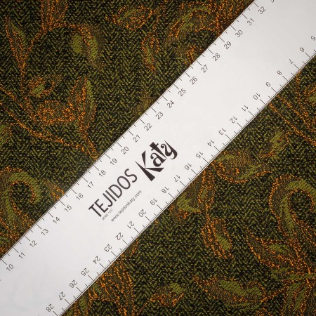 Jacquard Sastrero Fantasía Oliva
