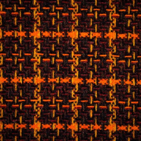 Cuadro Sastrero de Lana Tonos Arcilla y Óxido