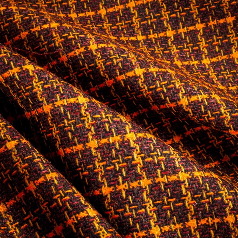 Cuadro Sastrero de Lana Tonos Arcilla y Óxido