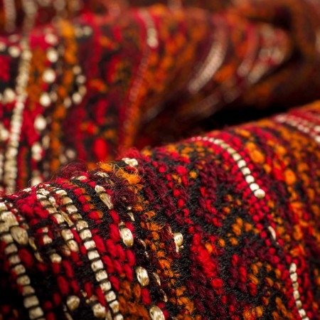 Fantasía Naranja Óxido – Tejido de Fantasía