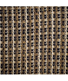 Tejido Chanel Tweed Beige, Camel y Negro – Elegancia Atemporal