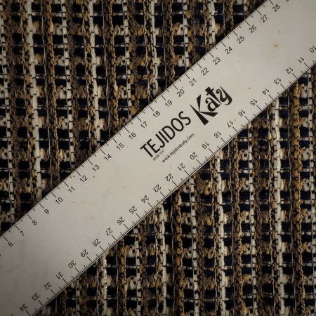 Tejido Chanel Tweed Beige,