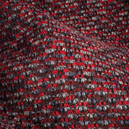 Punto Jaspeado Rojo Grafito Atelier