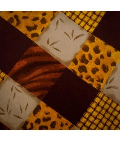Satén Estampado Safari Patchwork