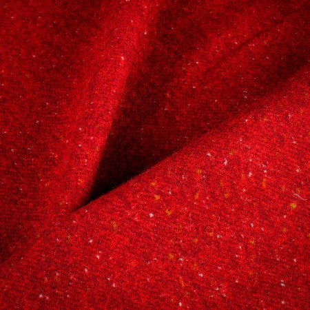 Doble Tejido Reversible Rojo & Gris Antracita – Tela Bicolor Premium