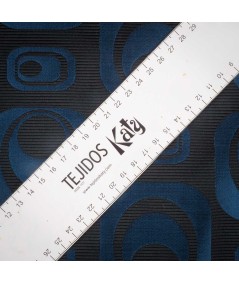 Jacquard Órbita Azul Relieve