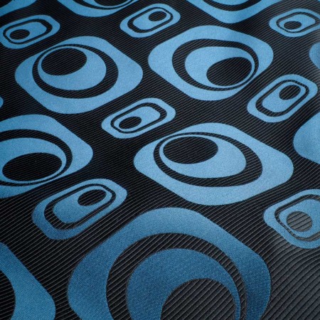 Jacquard Órbita Azul Relieve