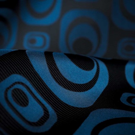 Jacquard Órbita Azul Relieve