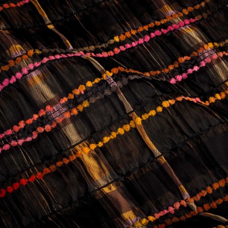 Jacquard Fantasía Cuadro Metalizado Atelier