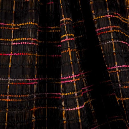 Jacquard Fantasía Cuadro Metalizado Atelier