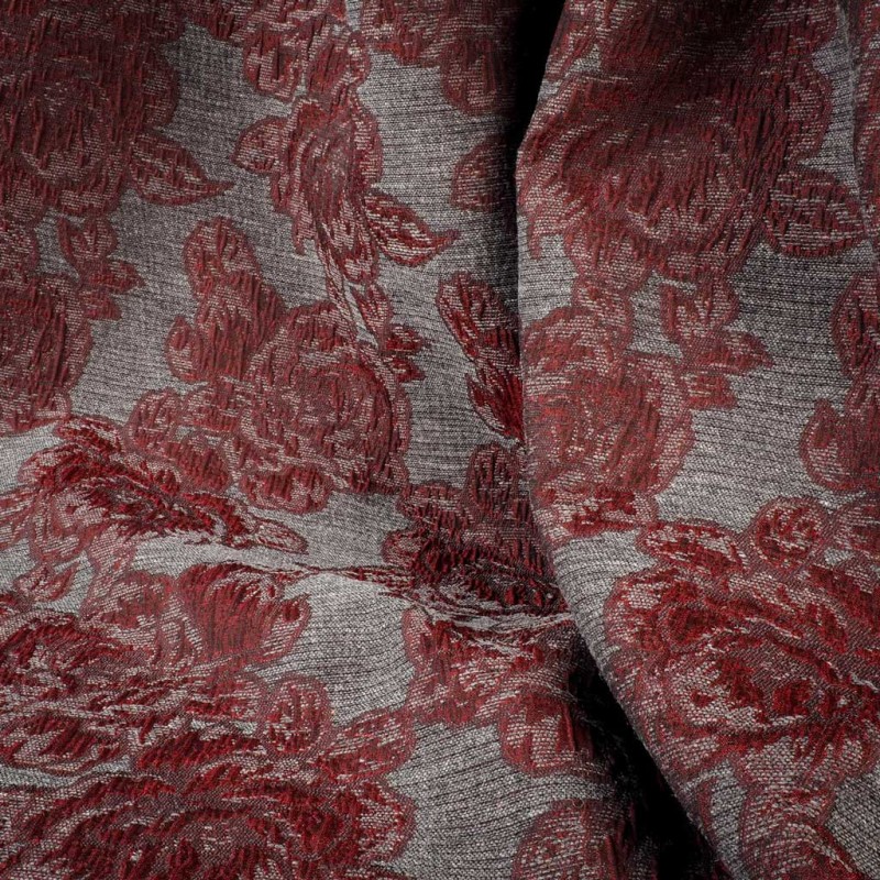 Jacquard Rosa Vintage Granate