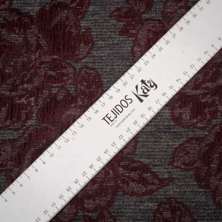 Jacquard Rosa Vintage Granate