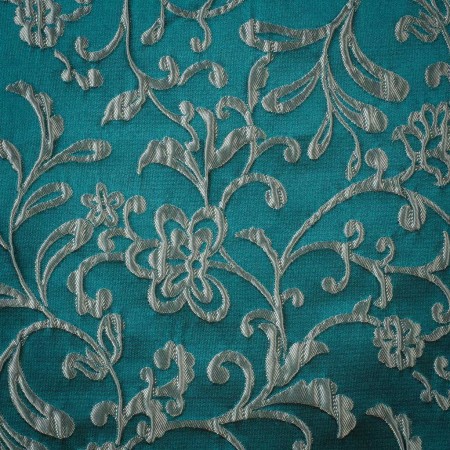 Jacquard Viena Esmeralda Plata