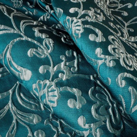 Jacquard Viena Esmeralda Plata