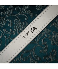 Jacquard Viena Esmeralda Plata
