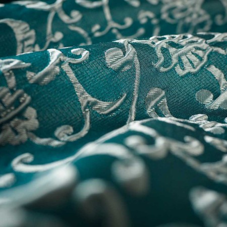 Jacquard Viena Esmeralda Plata