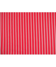 Sarga listada vertical roja