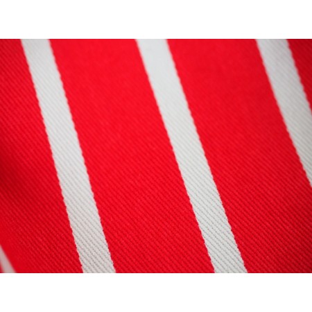 Sarga listada vertical roja
