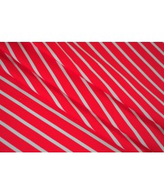 Sarga listada vertical roja