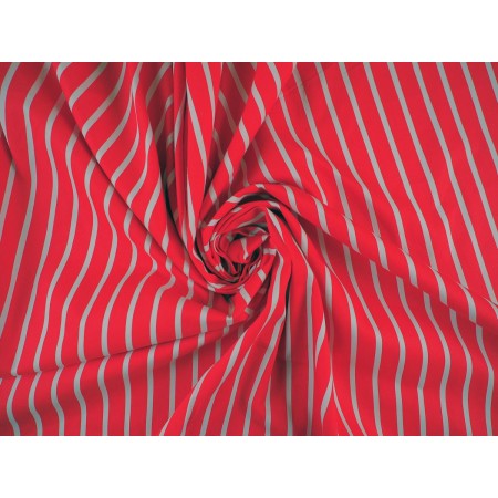 Sarga listada vertical roja