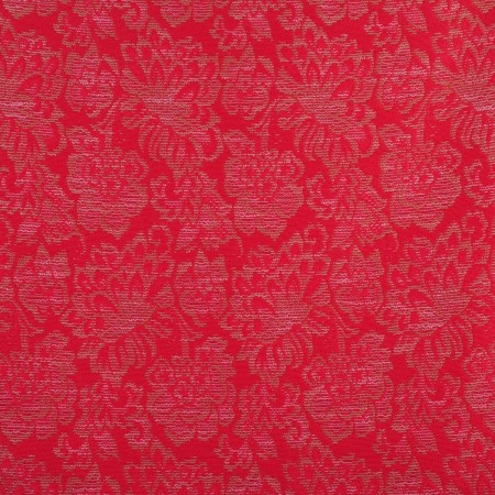 Jacquard flores coral