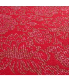 Jacquard flores coral